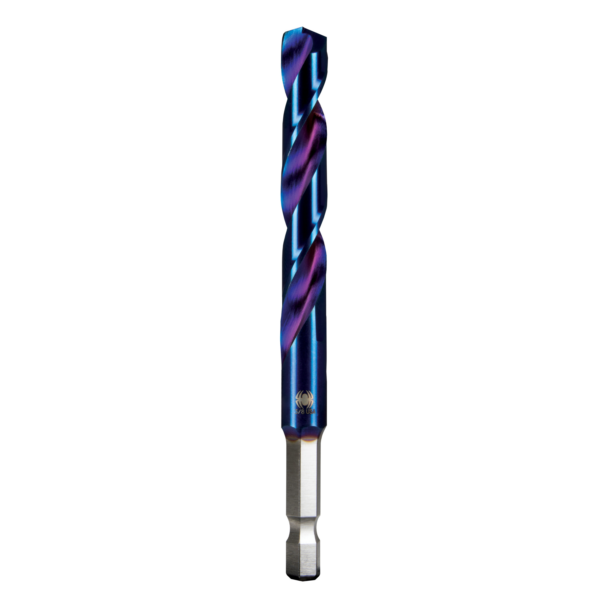SPYDER Stinger™ Mach-Blue™, 3/8in. X 4-1/4in. Stinger Mach-Blue Hss Twist Drl Bit, Included (qty.) 1 Model# 19014